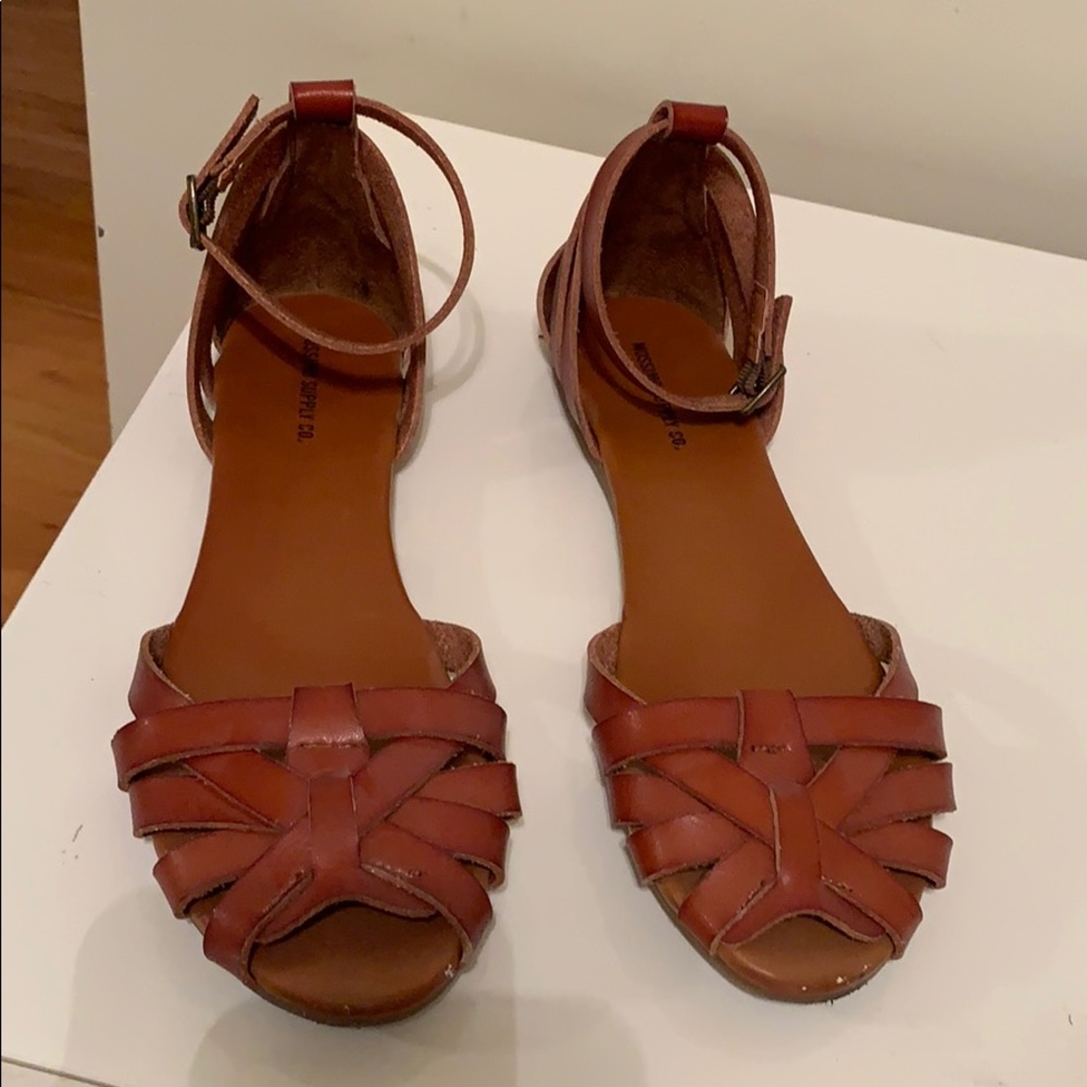Mossimo Supply Co. Brown Bohemian Sandals